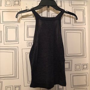 Gray Tank (long crop top)